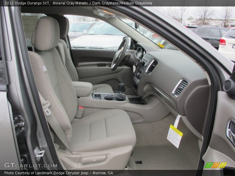 Mineral Gray Metallic / Dark Graystone/Medium Graystone 2012 Dodge Durango SXT
