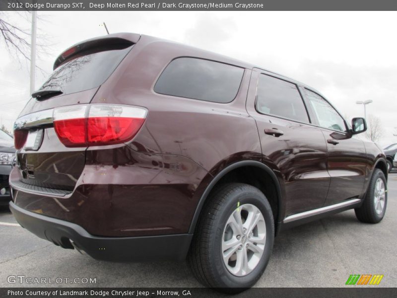 Deep Molten Red Pearl / Dark Graystone/Medium Graystone 2012 Dodge Durango SXT