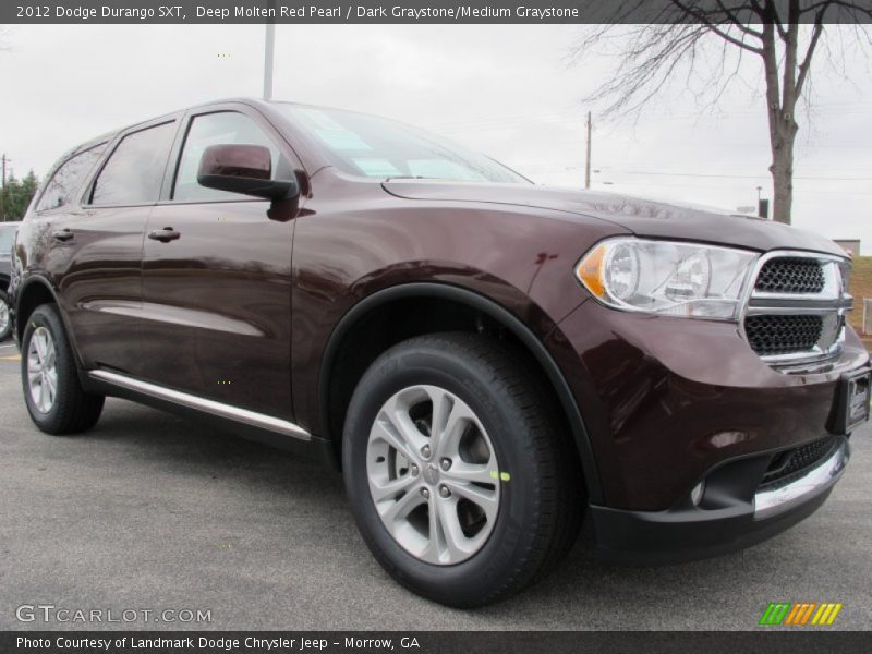 Deep Molten Red Pearl / Dark Graystone/Medium Graystone 2012 Dodge Durango SXT