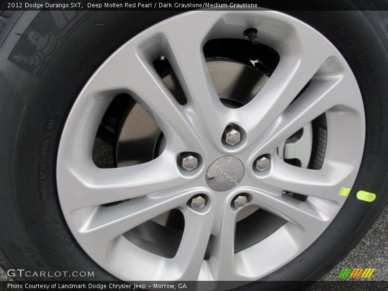Deep Molten Red Pearl / Dark Graystone/Medium Graystone 2012 Dodge Durango SXT