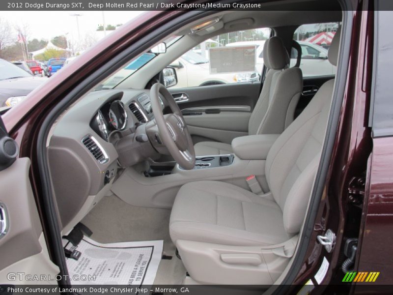 Deep Molten Red Pearl / Dark Graystone/Medium Graystone 2012 Dodge Durango SXT