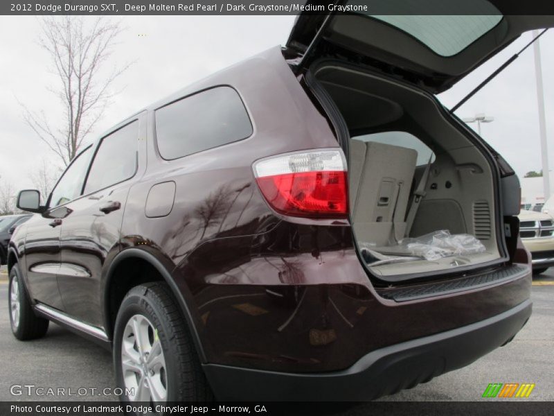 Deep Molten Red Pearl / Dark Graystone/Medium Graystone 2012 Dodge Durango SXT
