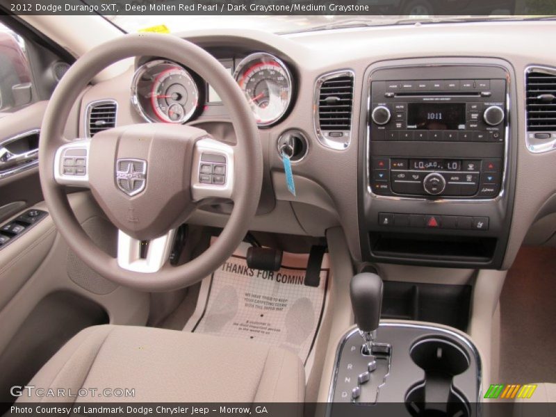 Deep Molten Red Pearl / Dark Graystone/Medium Graystone 2012 Dodge Durango SXT