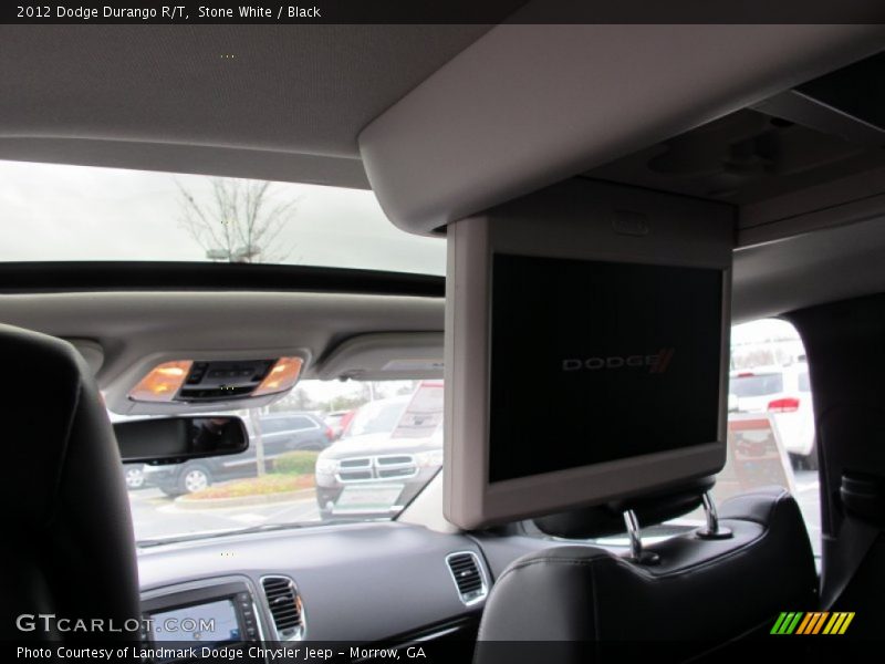 Stone White / Black 2012 Dodge Durango R/T