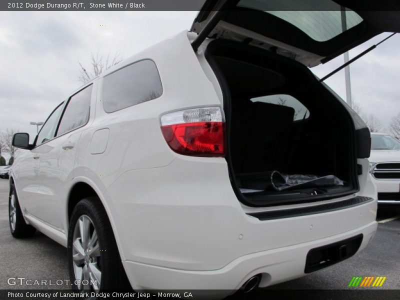 Stone White / Black 2012 Dodge Durango R/T