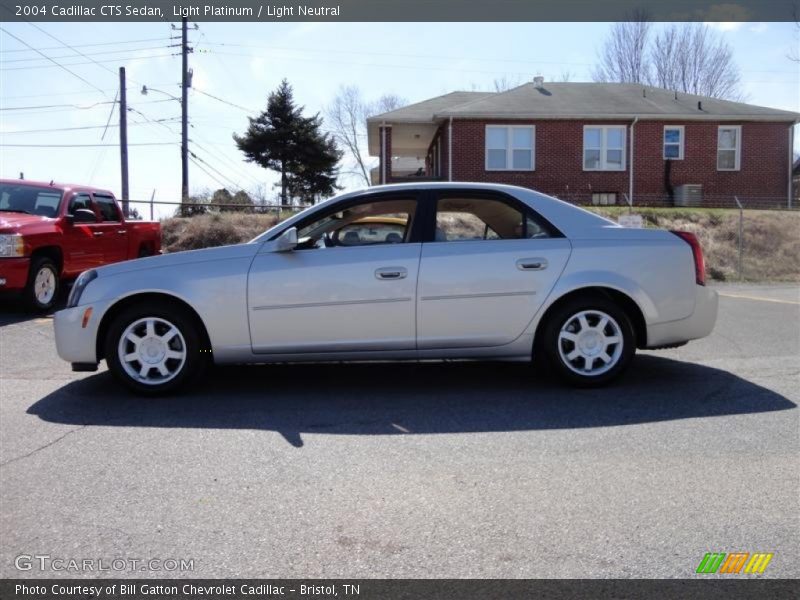 Light Platinum / Light Neutral 2004 Cadillac CTS Sedan