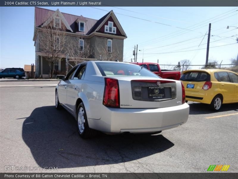 Light Platinum / Light Neutral 2004 Cadillac CTS Sedan