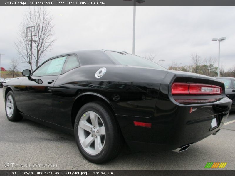 Pitch Black / Dark Slate Gray 2012 Dodge Challenger SXT