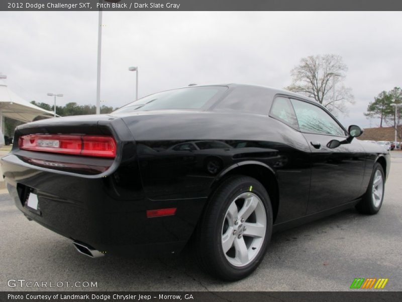 Pitch Black / Dark Slate Gray 2012 Dodge Challenger SXT