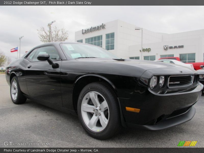 Pitch Black / Dark Slate Gray 2012 Dodge Challenger SXT