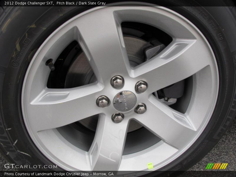 Pitch Black / Dark Slate Gray 2012 Dodge Challenger SXT