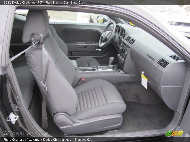 Pitch Black / Dark Slate Gray 2012 Dodge Challenger SXT