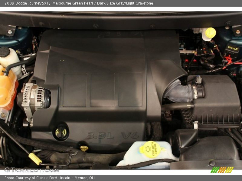 Melbourne Green Pearl / Dark Slate Gray/Light Graystone 2009 Dodge Journey SXT