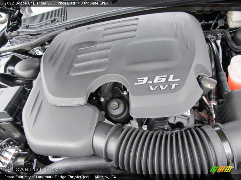 Pitch Black / Dark Slate Gray 2012 Dodge Challenger SXT