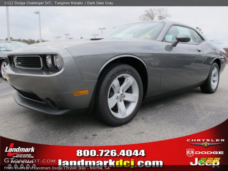 Tungsten Metallic / Dark Slate Gray 2012 Dodge Challenger SXT