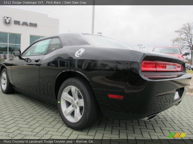 Pitch Black / Dark Slate Gray 2012 Dodge Challenger SXT