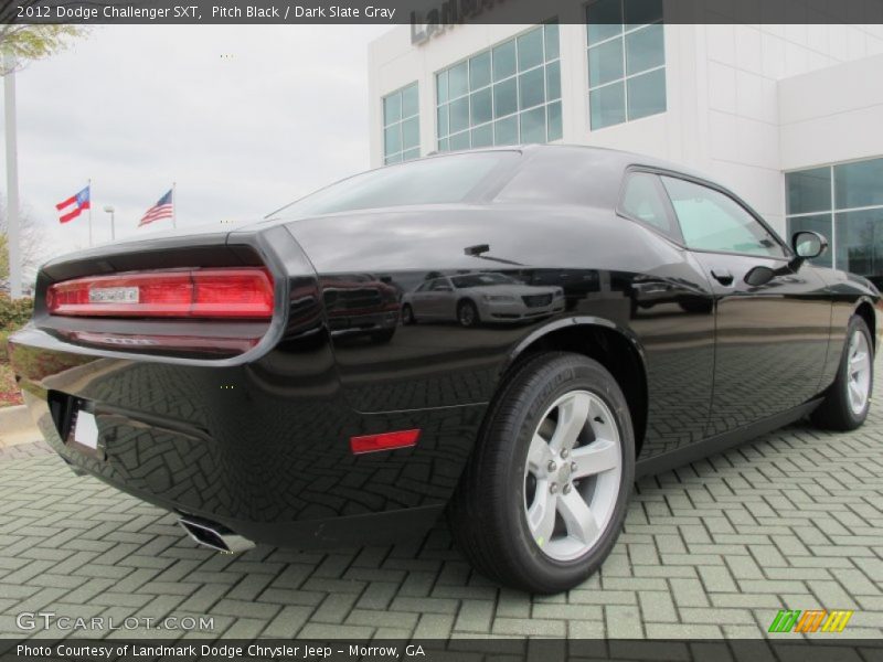 Pitch Black / Dark Slate Gray 2012 Dodge Challenger SXT