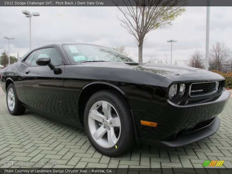 Pitch Black / Dark Slate Gray 2012 Dodge Challenger SXT