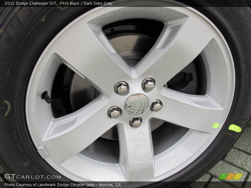 Pitch Black / Dark Slate Gray 2012 Dodge Challenger SXT