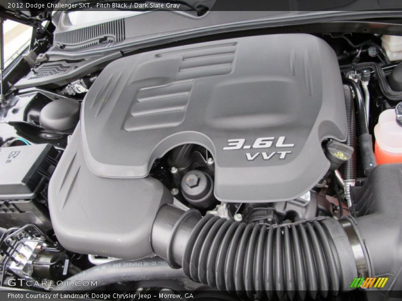 Pitch Black / Dark Slate Gray 2012 Dodge Challenger SXT