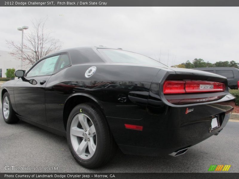 Pitch Black / Dark Slate Gray 2012 Dodge Challenger SXT