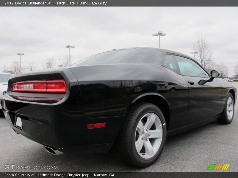 Pitch Black / Dark Slate Gray 2012 Dodge Challenger SXT