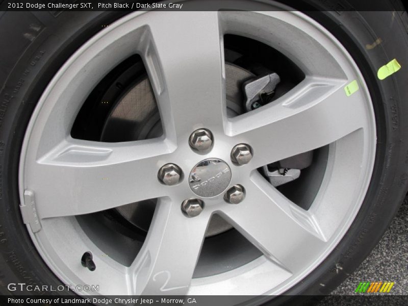 Pitch Black / Dark Slate Gray 2012 Dodge Challenger SXT