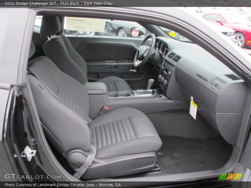 Pitch Black / Dark Slate Gray 2012 Dodge Challenger SXT