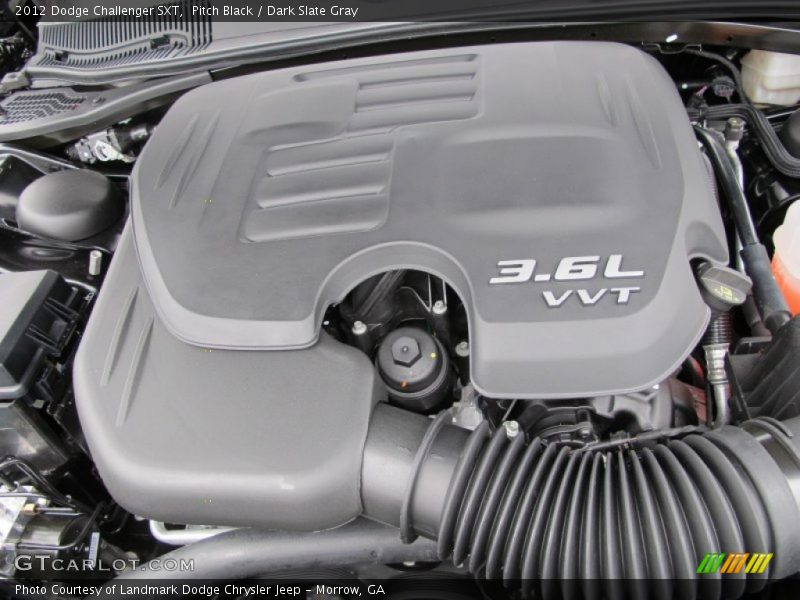 Pitch Black / Dark Slate Gray 2012 Dodge Challenger SXT