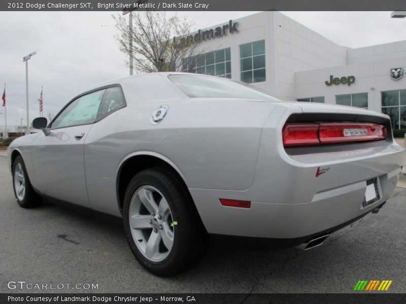 Bright Silver Metallic / Dark Slate Gray 2012 Dodge Challenger SXT
