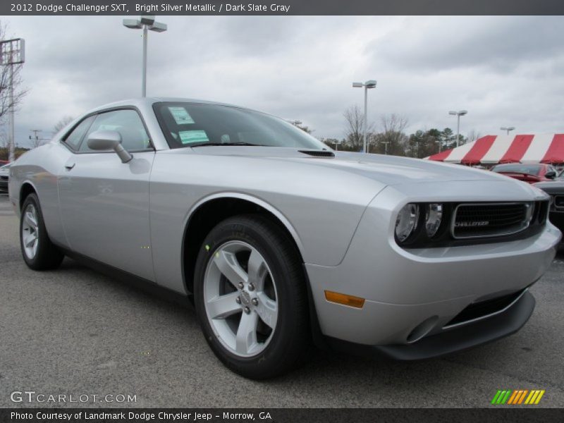 Bright Silver Metallic / Dark Slate Gray 2012 Dodge Challenger SXT