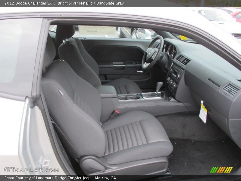 Bright Silver Metallic / Dark Slate Gray 2012 Dodge Challenger SXT