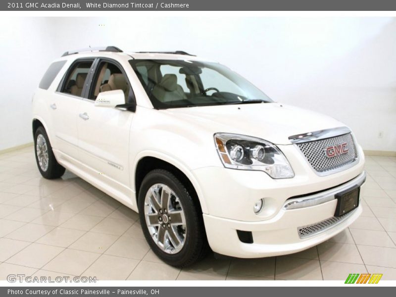 White Diamond Tintcoat / Cashmere 2011 GMC Acadia Denali