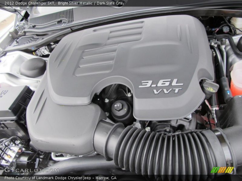 Bright Silver Metallic / Dark Slate Gray 2012 Dodge Challenger SXT