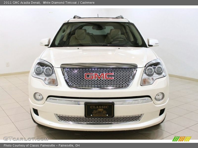 White Diamond Tintcoat / Cashmere 2011 GMC Acadia Denali