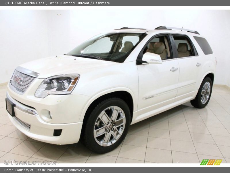 White Diamond Tintcoat / Cashmere 2011 GMC Acadia Denali