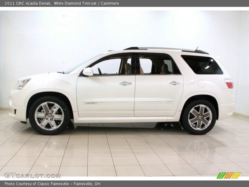 White Diamond Tintcoat / Cashmere 2011 GMC Acadia Denali