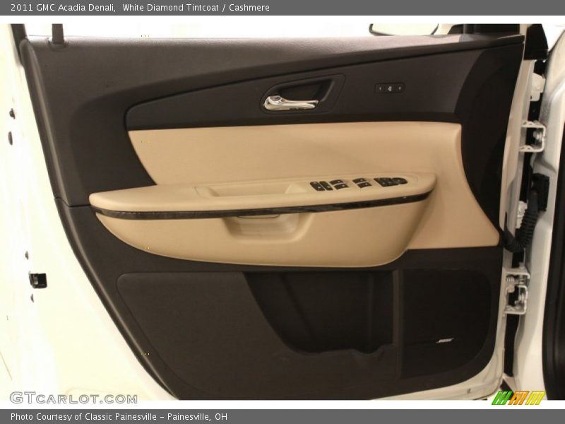 White Diamond Tintcoat / Cashmere 2011 GMC Acadia Denali