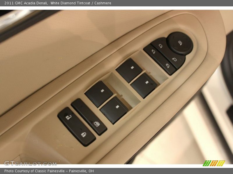 White Diamond Tintcoat / Cashmere 2011 GMC Acadia Denali