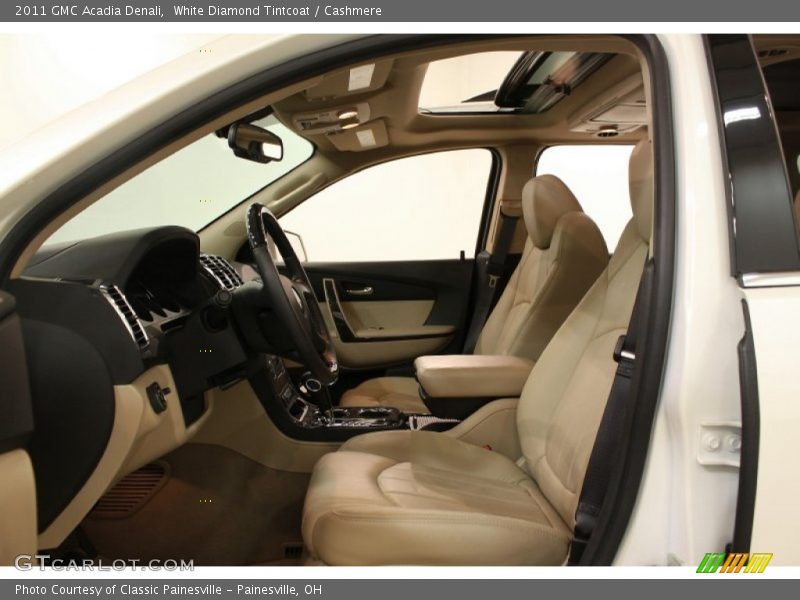White Diamond Tintcoat / Cashmere 2011 GMC Acadia Denali