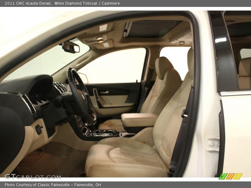 White Diamond Tintcoat / Cashmere 2011 GMC Acadia Denali
