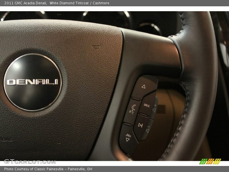 White Diamond Tintcoat / Cashmere 2011 GMC Acadia Denali