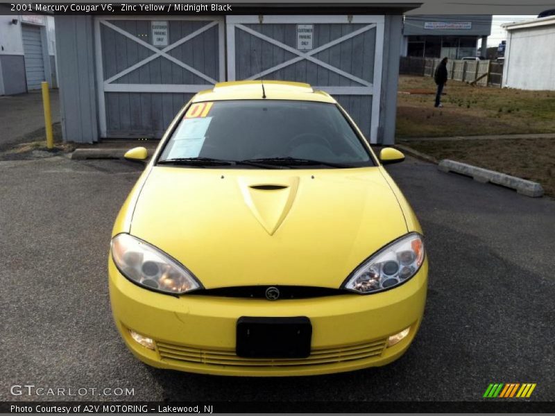 Zinc Yellow / Midnight Black 2001 Mercury Cougar V6