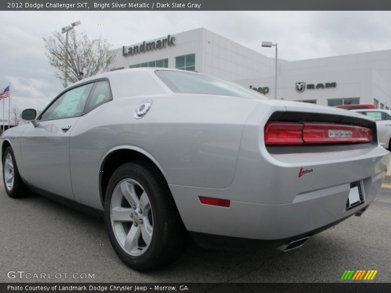 Bright Silver Metallic / Dark Slate Gray 2012 Dodge Challenger SXT