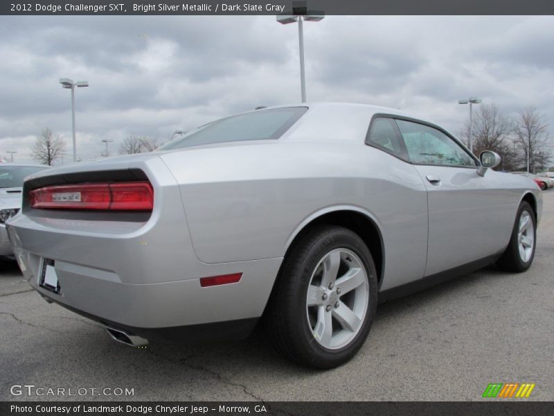 Bright Silver Metallic / Dark Slate Gray 2012 Dodge Challenger SXT