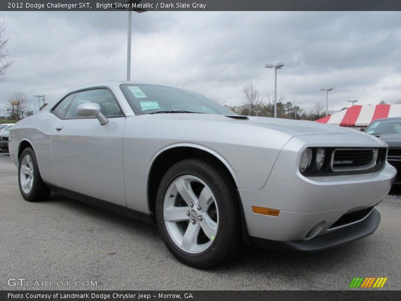 Bright Silver Metallic / Dark Slate Gray 2012 Dodge Challenger SXT