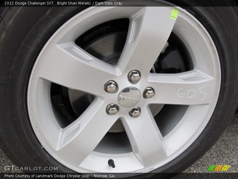 Bright Silver Metallic / Dark Slate Gray 2012 Dodge Challenger SXT