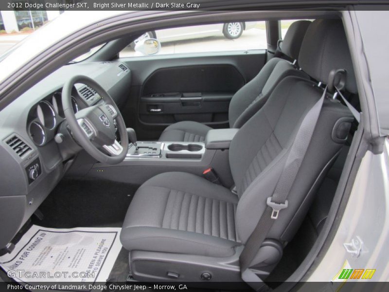 Bright Silver Metallic / Dark Slate Gray 2012 Dodge Challenger SXT