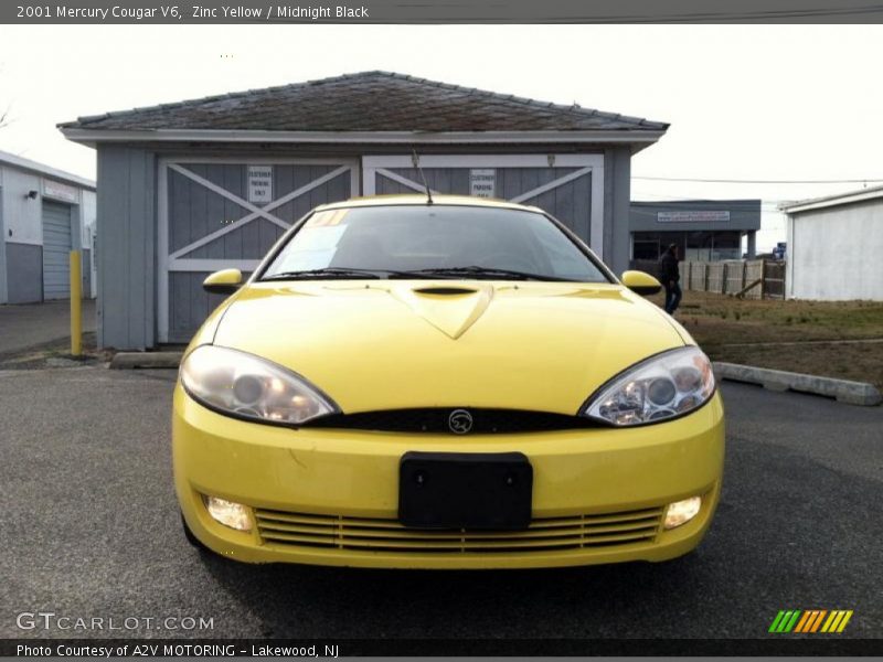 Zinc Yellow / Midnight Black 2001 Mercury Cougar V6