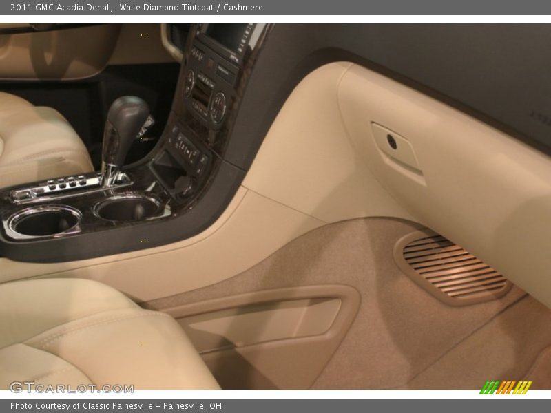 White Diamond Tintcoat / Cashmere 2011 GMC Acadia Denali